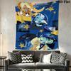 Cookie Run Kingdom Wall Tapestry Aesthetic Wall Hanging Printed Fabric Blanket Decorative Tapestries for Bedroom Living Room Home Decor