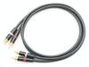 MOGAMI 2534 RCA Red and White Line 2 Pair Cable Black 0.5m