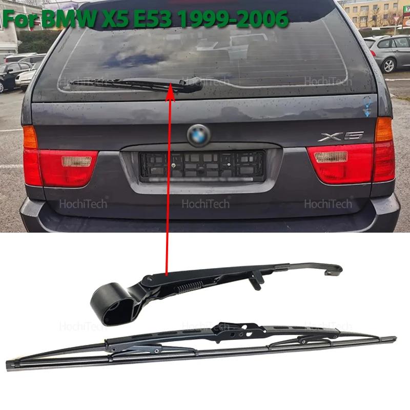 Tailgate Rear Windshield Wiper Arm Blade Replacement for BMW X5 E53 1999 2000 2001 2002 2003 2004 2005 2006 61627068076