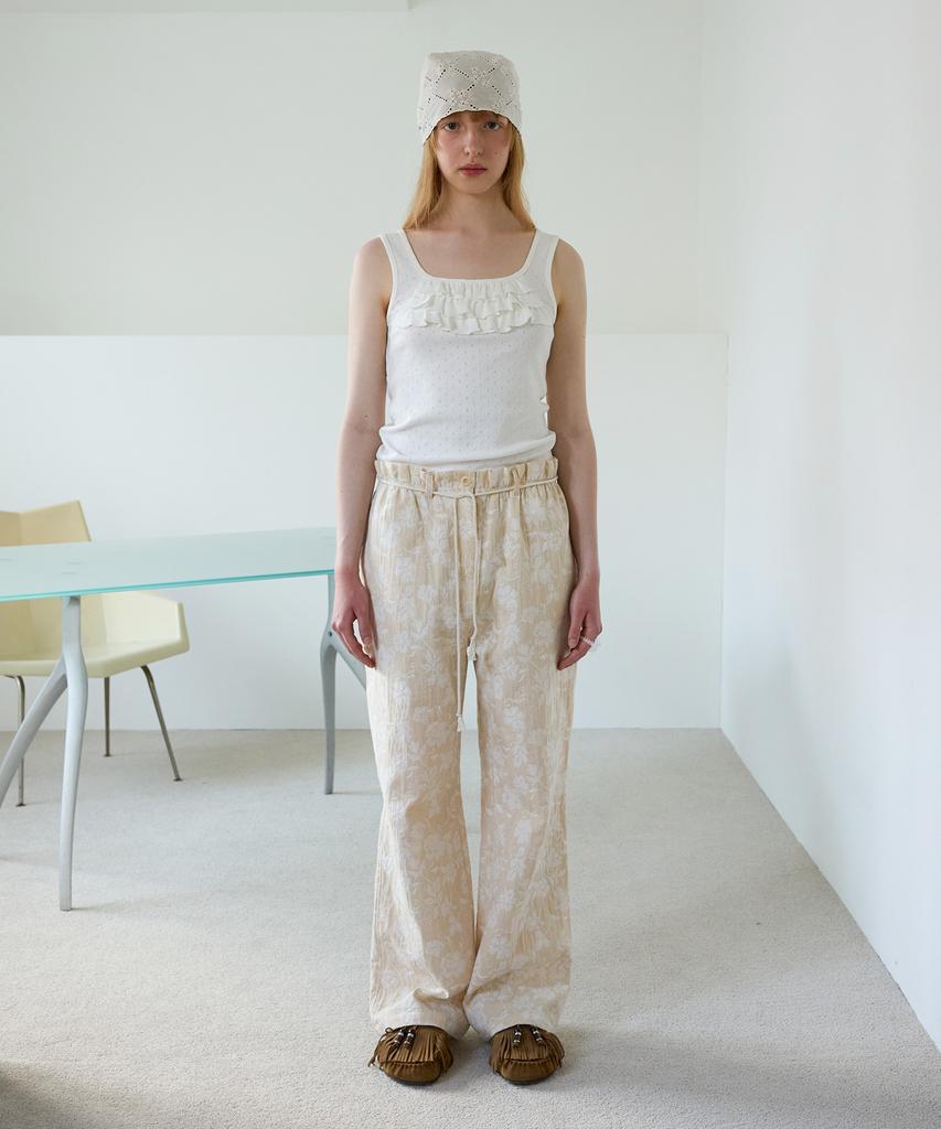 FUNFROMFUN Peppy Banding Pants, Beige