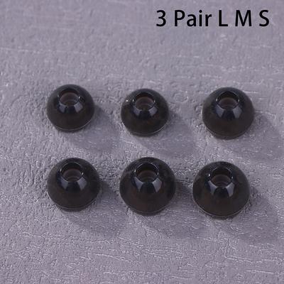 3 размера Затычки для ушей 2025 года совместимы с силиконовыми наушниками с шумоподавлением и диаметром трубки от 4 до 6 мм