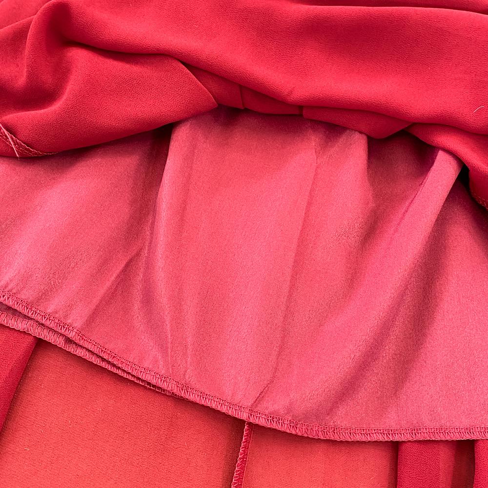 RUGOD Летнее легкое и знакомое стильное платье с круглым вырезом, рукавами в виде листьев лотоса, талией и тонким разрезом, платье трапециевидной формы, большое свободное платье