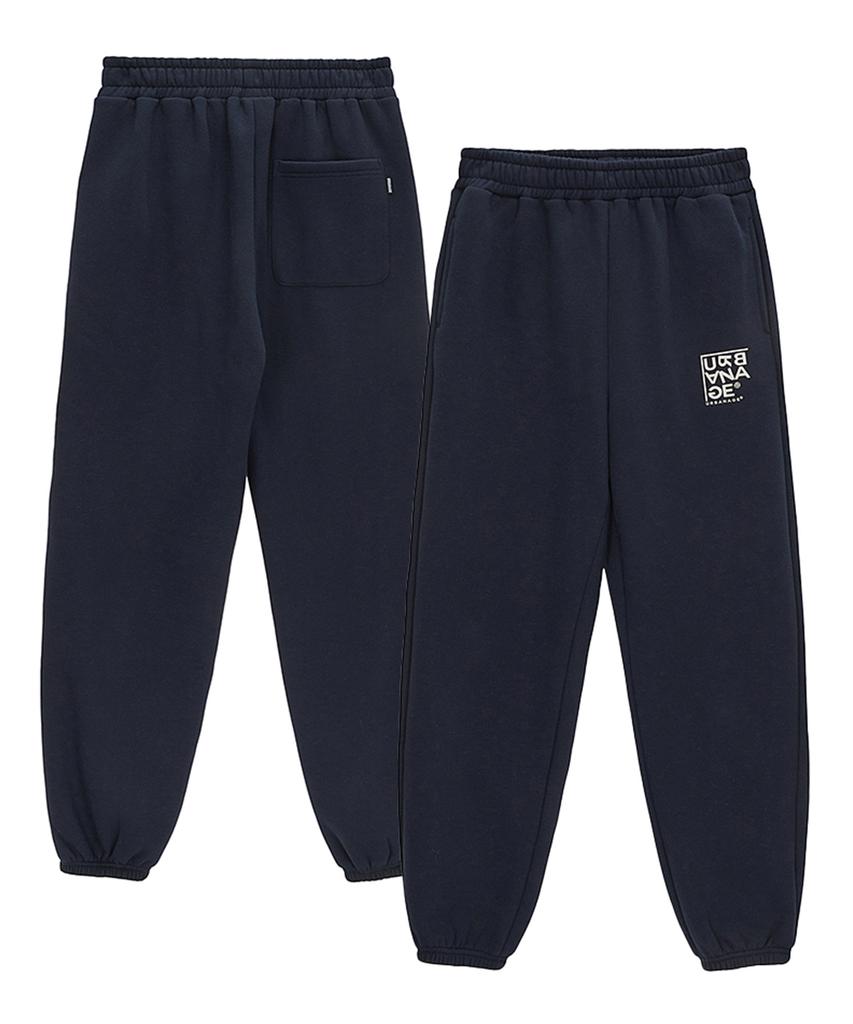 URBANAGE Logo Point Jogger Pants Navy