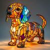Fanyil Glowbuddy Dog Lamp - лампа в виде таксы, ночник в виде собаки, настольный ночник в виде французского бульдога, окрашенный в смоляной цвет, светодиодная подсветка в виде милых домашних собак
