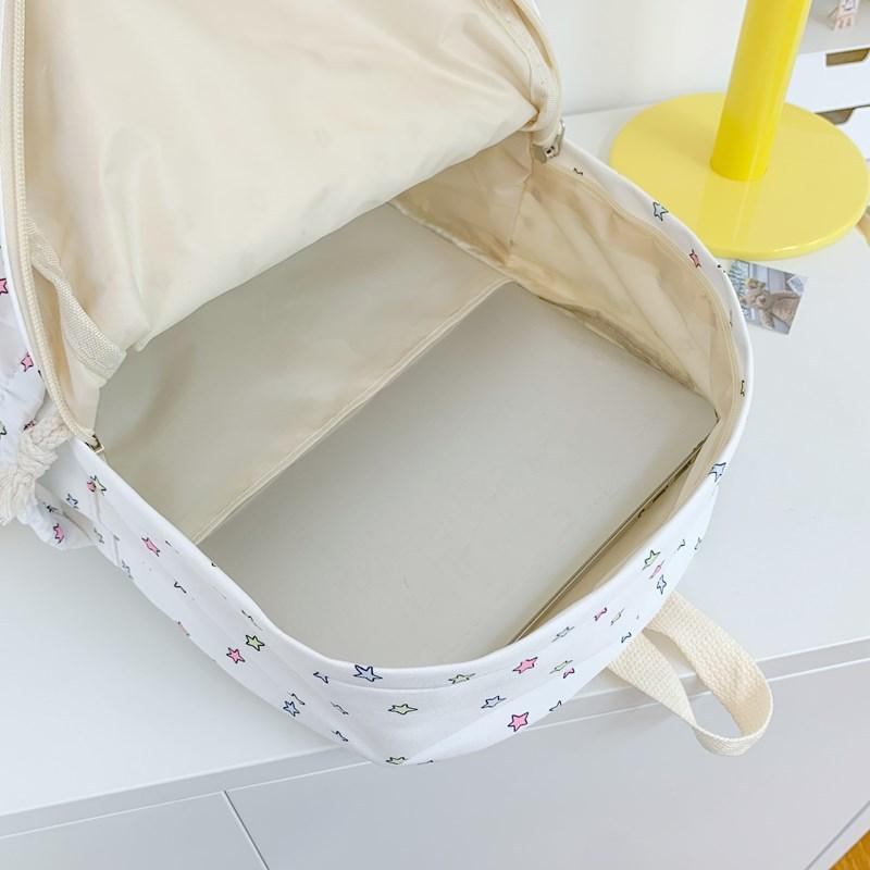 Школьная сумка Милая школьная сумка с принтом звезд ins Маленькая свежая милая школьная сумка для девочки Сердце девочки Нежная японская школьная сумка для средней школы Студент колледжа