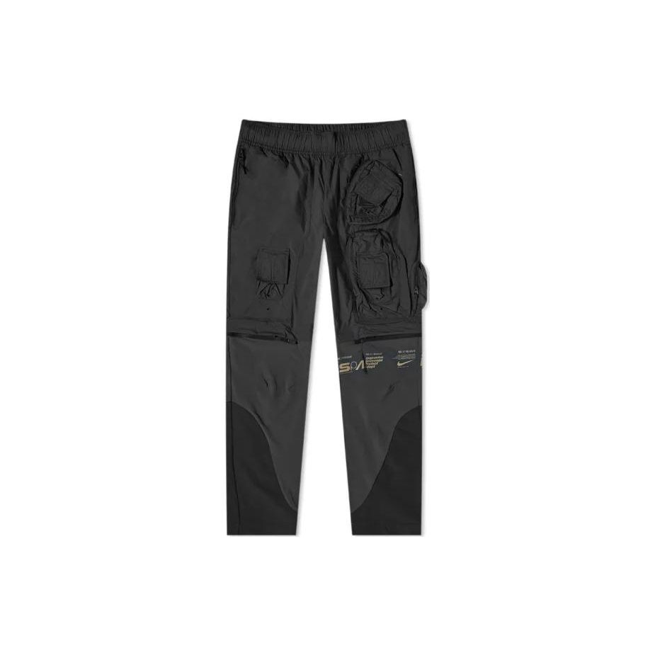 Nike Мужские джоггеры на молнии с большими карманами серии ISPA, черные DD3796-011