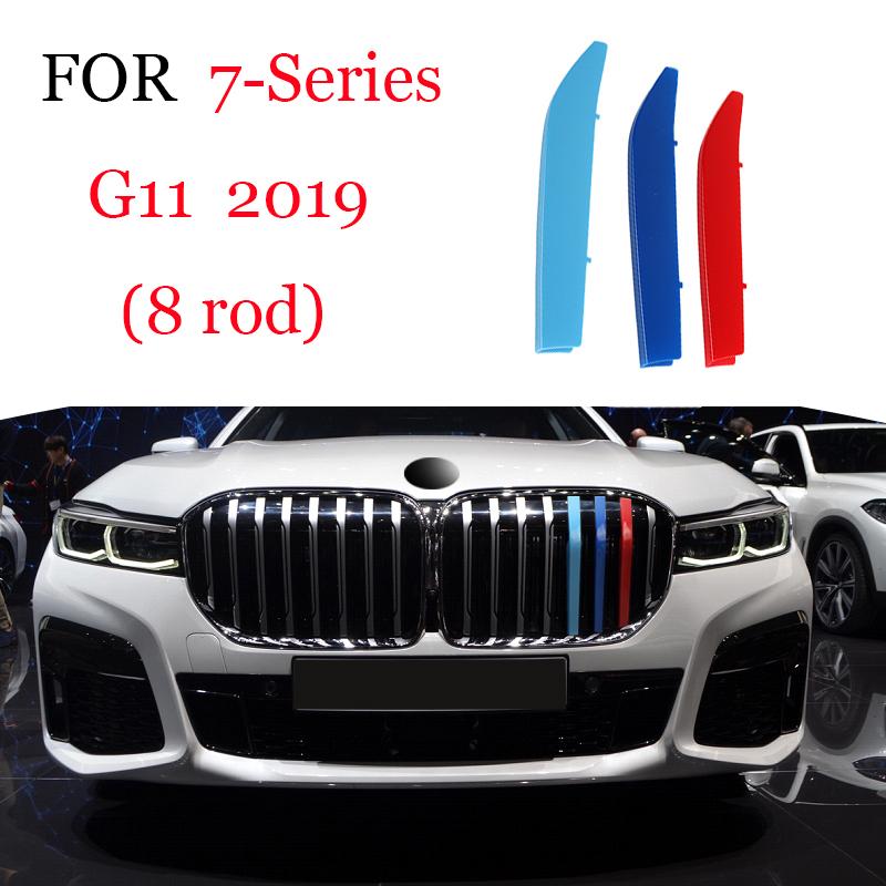 3 шт. зажим из АБС-пластика для BMW 6, 7, 8 серии F01 F02 G11 G12 Series 6 GT F06 F12 G32 GT6 G15, гоночная решетка, полоса, отделка M
