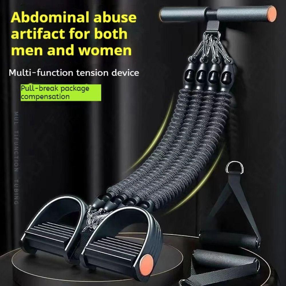 2/3/4-прядный педальный тренажер для подтягивания и скручивания, для похудения живота, 50/75/100 фунтов, педальный эспандер, многофункциональный, сверхпрочный