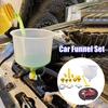 15Pcs/Set Funnel Spout Coolant Filter Filling Kit Brake Bleeder Car Oil Change Fuel Hand Pump Tools Truck Motorcycle Accessories