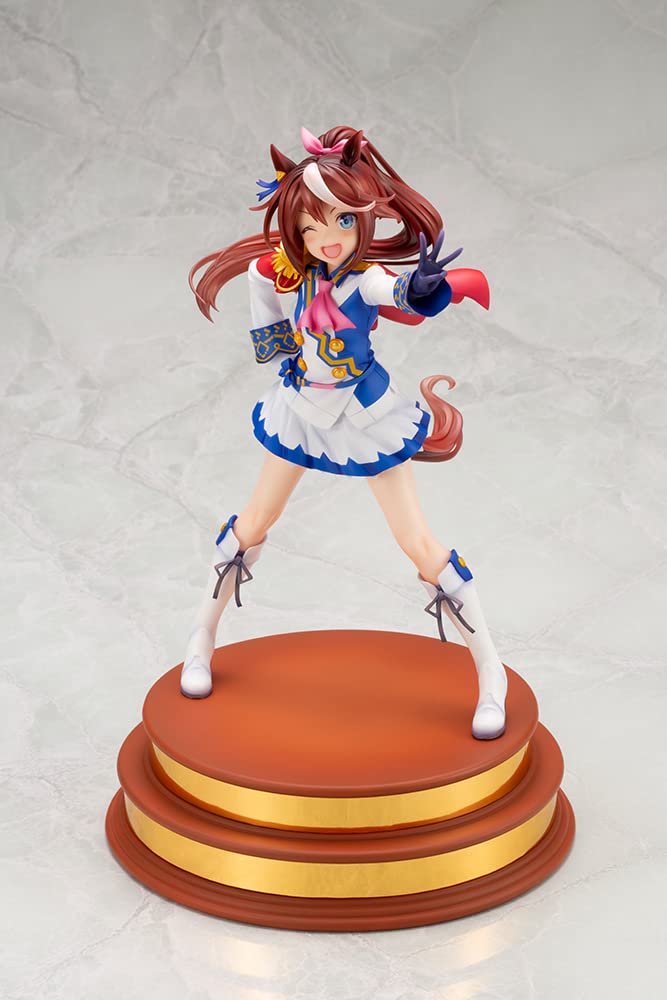 Kotobukiya Uma Musume Pretty Derby - это то, что вы держите Масштабная ПВХ раскрашенная готовая фигурка Токай Тэйо [Мечты высоки!] 1/7