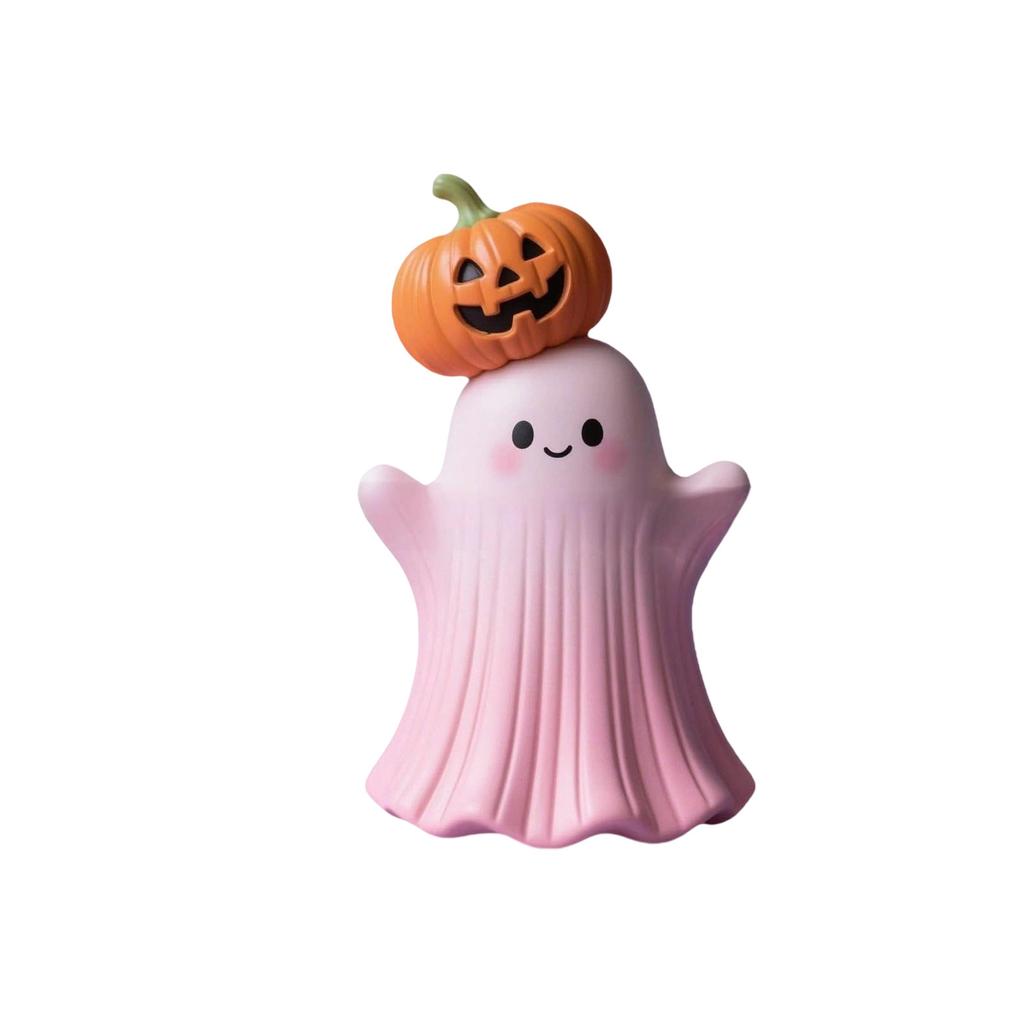 Halloween Pink/ Pumpkin Ghost/ Resin Craft Ornament Cute Style Three Dimensional Decoration Cute And Eye Catching