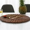 Creative Imitation Rattan Woven Anti-scalding Eco-friendly Beverage Drinking Cup Coaster Household Use Table Coaster