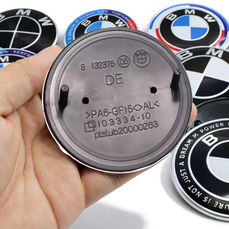 74mm 82mm BMW 50th Anniversary Front Hood Rear Trunk Replacement Emblem Badge Logo Fit E34 E36 E39 E46 E53 E90 F20 X3 X5 X6 CW4