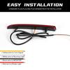 LED Rear Bumper Reflector Light For  For Cadillac ATS XT5 For Chevrolet Camaro Pontiac G8 Function Brake Dynamic Turn Signal 12V