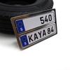 Digital Metal License Plate Decorate for 1/14 Tamiya RC Truck For scania For man For volvo