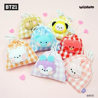 (Бантан Бойз) Мини-чехол для лица BT21, Официальный, Оригинальный, Аутентичный, K-POP, idol