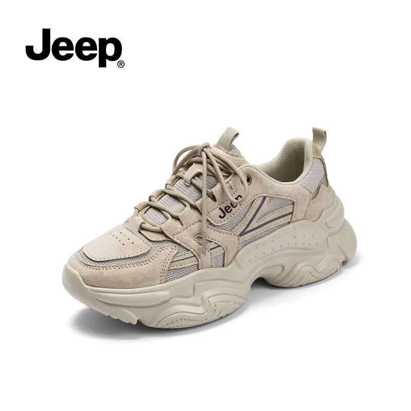 Jeep Женские легкие кроссовки на массивной платформе для улицы