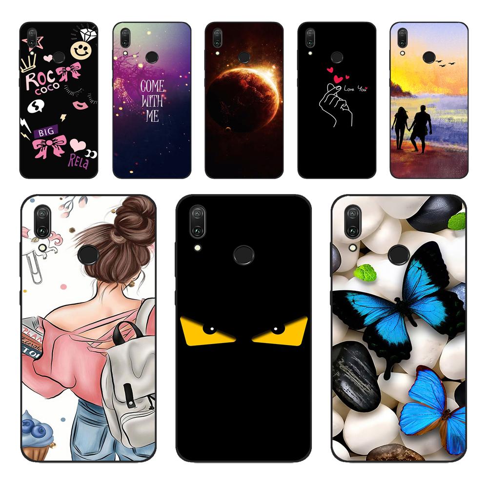 Чехол для Huawei Y7 2019 Y 7 2019 Силиконовый ТПУ Задняя крышка Защитный чехол для телефона Для Huawei Y7 Y7 Prime 2019 Бампер Fundas Coque