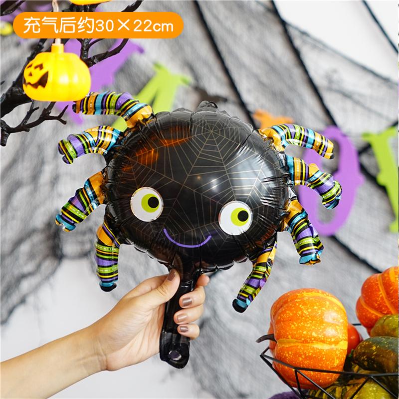 loween Aluminum Foil Balloons Ghost Skeleton Decorations for Nightclubs Kindergarten Bar KTV Parties Children's Decorations