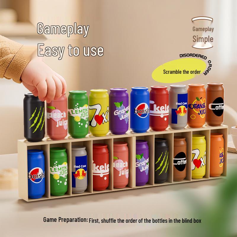 Детская игра на память «Угадай бутылку» - Интерактивная развивающая игрушка для интеллектуального развития