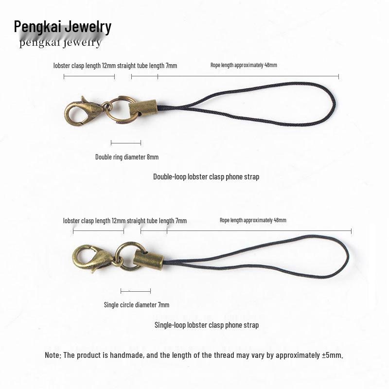 Античная бронзовая металлическая застежка-лобстер для DIY североамериканских ювелирных аксессуаров