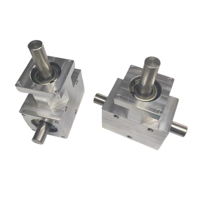 Механическое рулевое управление 1 шт. 90-градусный спирально-конический редуктор 12 мм сонаправленный двойной вал прямоугольный рулевой редуктор 1:1 Соотношение Коллектор