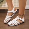 Summer Shoes Women Sandals Open Toe Sandals For Women Retro Women's Shoes Soft Ladies Shoes Elegant Footwear Women Sandal Female