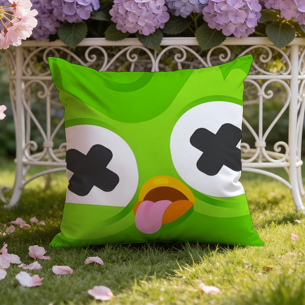 Чехол для подушки APP D-Duolingo для дома и автомобиля, двусторонний: Двусторонняя конструкция для максимального комфорта