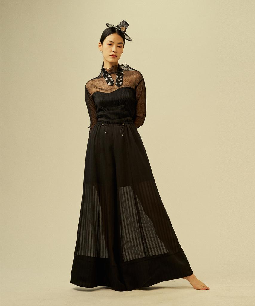 JOSUN String Wide Pants