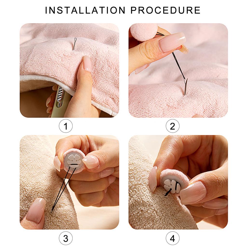 9pcs Nonslip Duvet Clips for Secure Bedding Blanket Secure Clamps Comforter Grippers Practical Bed Sheet Fasteners