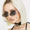 Cloud Shaped Shades Steampunk Sunglasses Disco Glasses Rimless Sunglasses Clouds Tassel Sunglasses