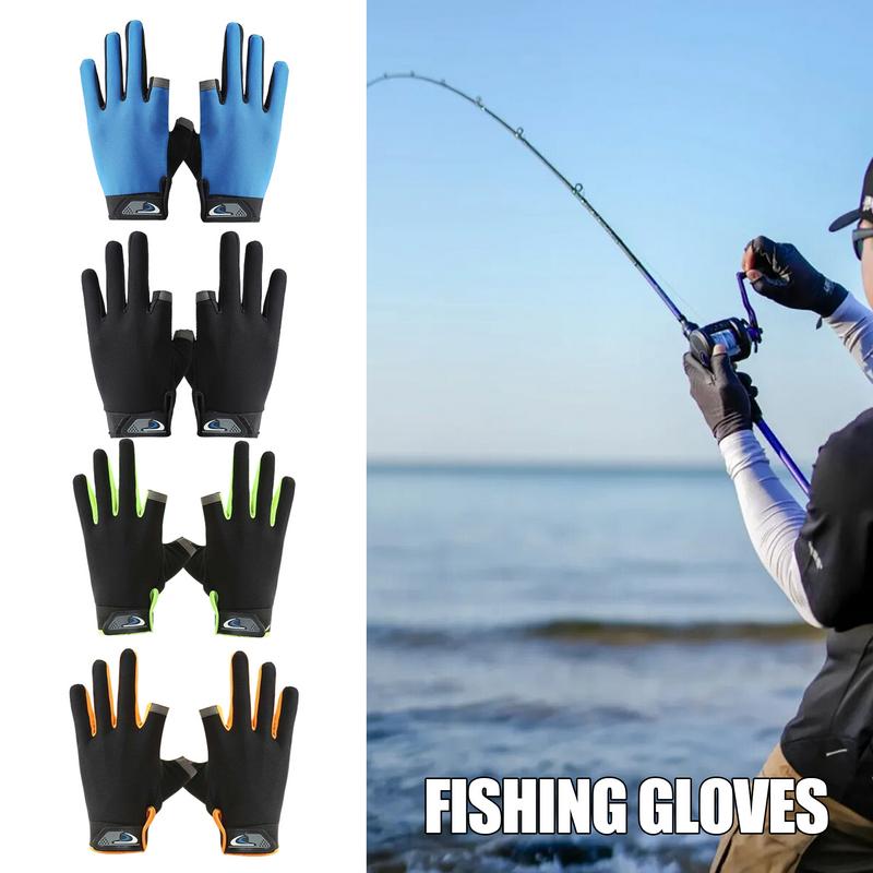 Перчатки с защитой от ультрафиолета, дышащие эластичные солнцезащитные перчатки, нескользящая ручка, удобные аксессуары для рыбалки, солнцезащитные перчатки, сетка для