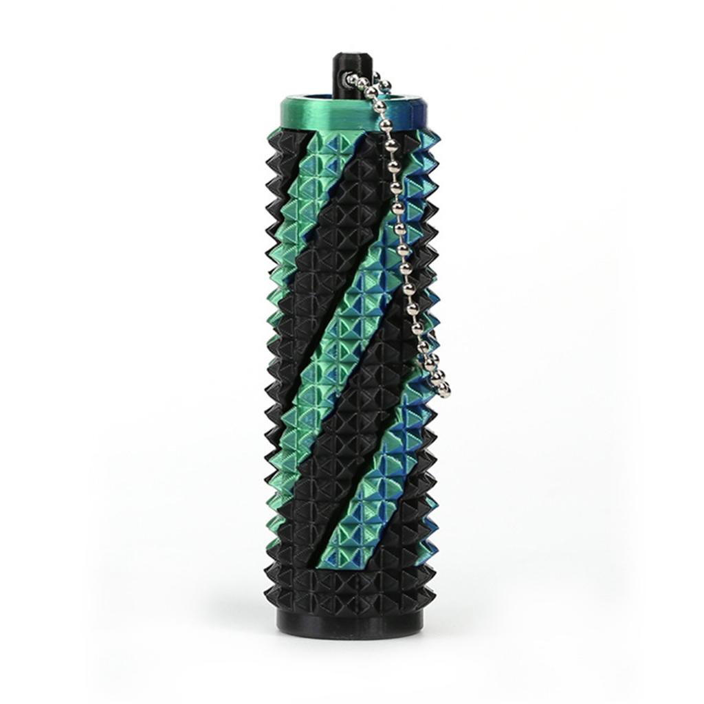 3D-печатная спиральная декомпрессионная массажная палочка для кончиков пальцев с маленькой ручкой