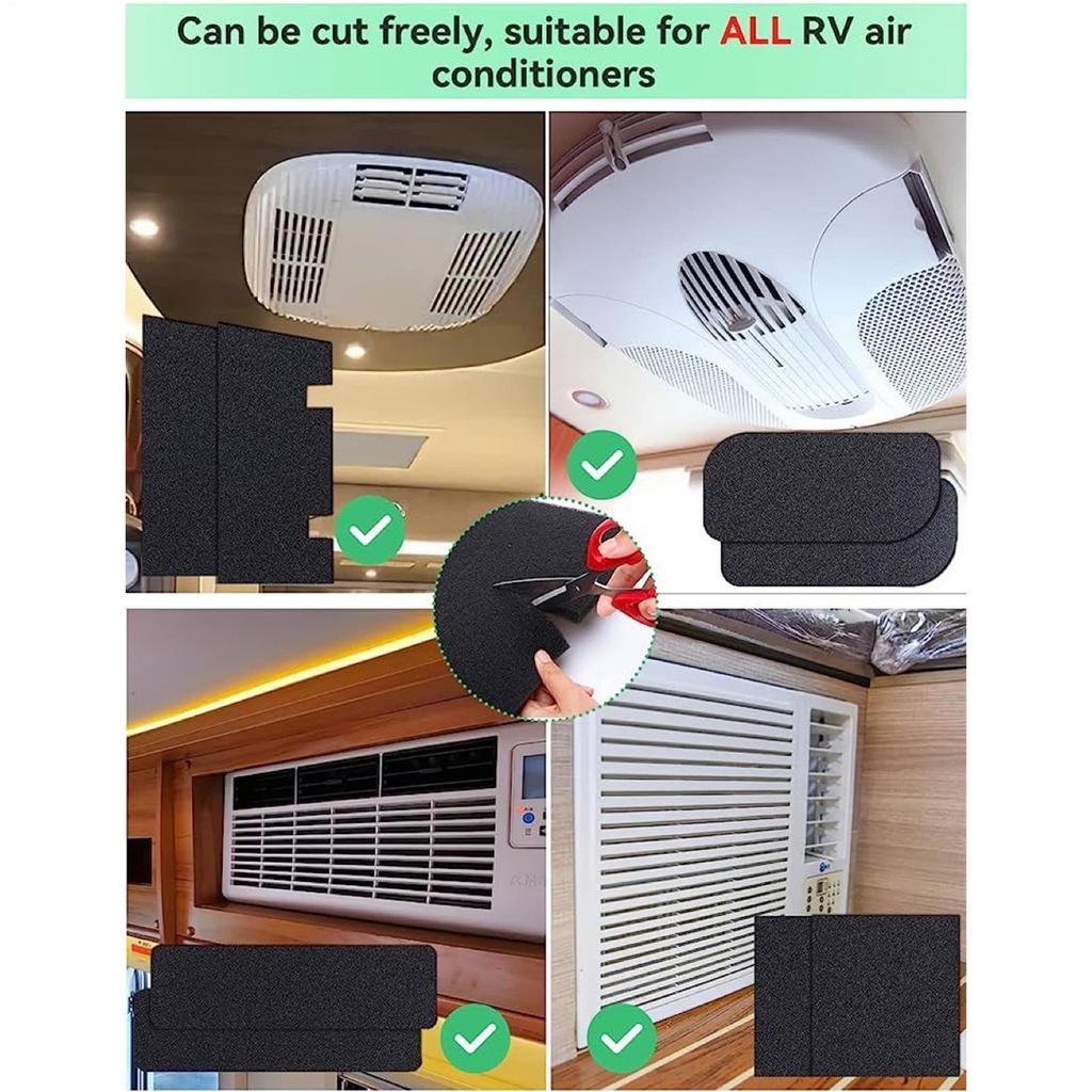 40x100cm RV A/C Filter Foam Cuttable Trailer Air Conditioner Filter Foam RV Air Conditioner Foam Filter Replacement
