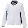 ZETT Baseball Long Sleeve White X Navy 2XO BOV331 V-Neck Jumper, (1129A)