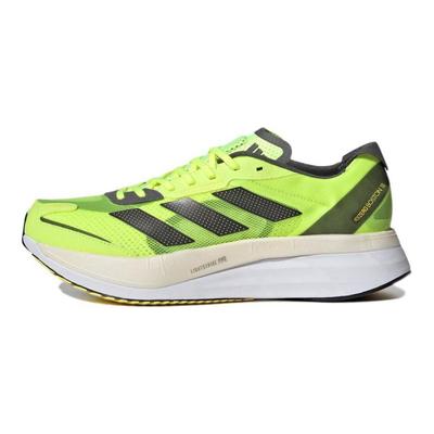 Кроссовки для бега Adizero Boston 11 Мужские Низкие Зеленые Кроссовки GX6650