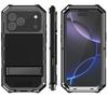 Чехол для IPhone Air 17 16e 16 Pro Max 15 Plus Ударопрочный Прочный Алюминиевый Металлический Чехол Закаленное Стекло Защита Экрана