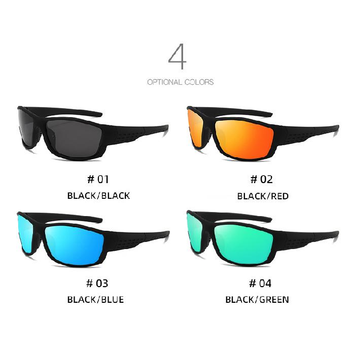 Men's Cycling Sunglasses Outdoor Sports Polarized Sunglasses Bicycle Riding Windproof Glasses