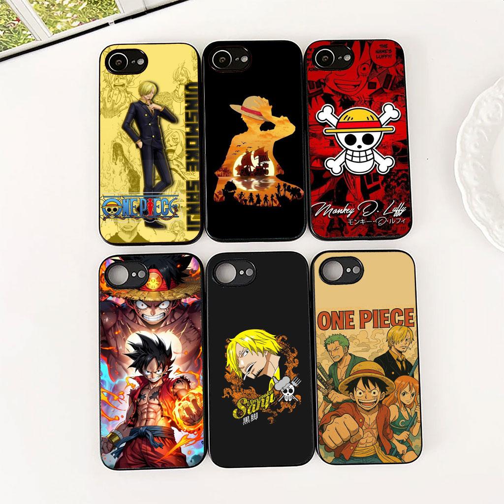 One Luffy Pieces Sanji Roronoa Zoro Silicone Phone Cover for Apple iPhone 17 Air 12 13 Pro Max Mini ProMax 7 + 8 Plus Soft Case
