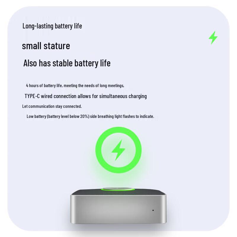 Lenovo MCP01 Беспроводной Bluetooth всенаправленный микрофон для видеоконференций (Китайская версия)