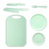 Child-Safe Fruit Cake Knife & Cutting Board Set for Early Education In Kindergarten