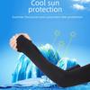 Unisex Ice Silk Sun Protection Arm Sleeves - Cool and Sun Safe for Summer Driving