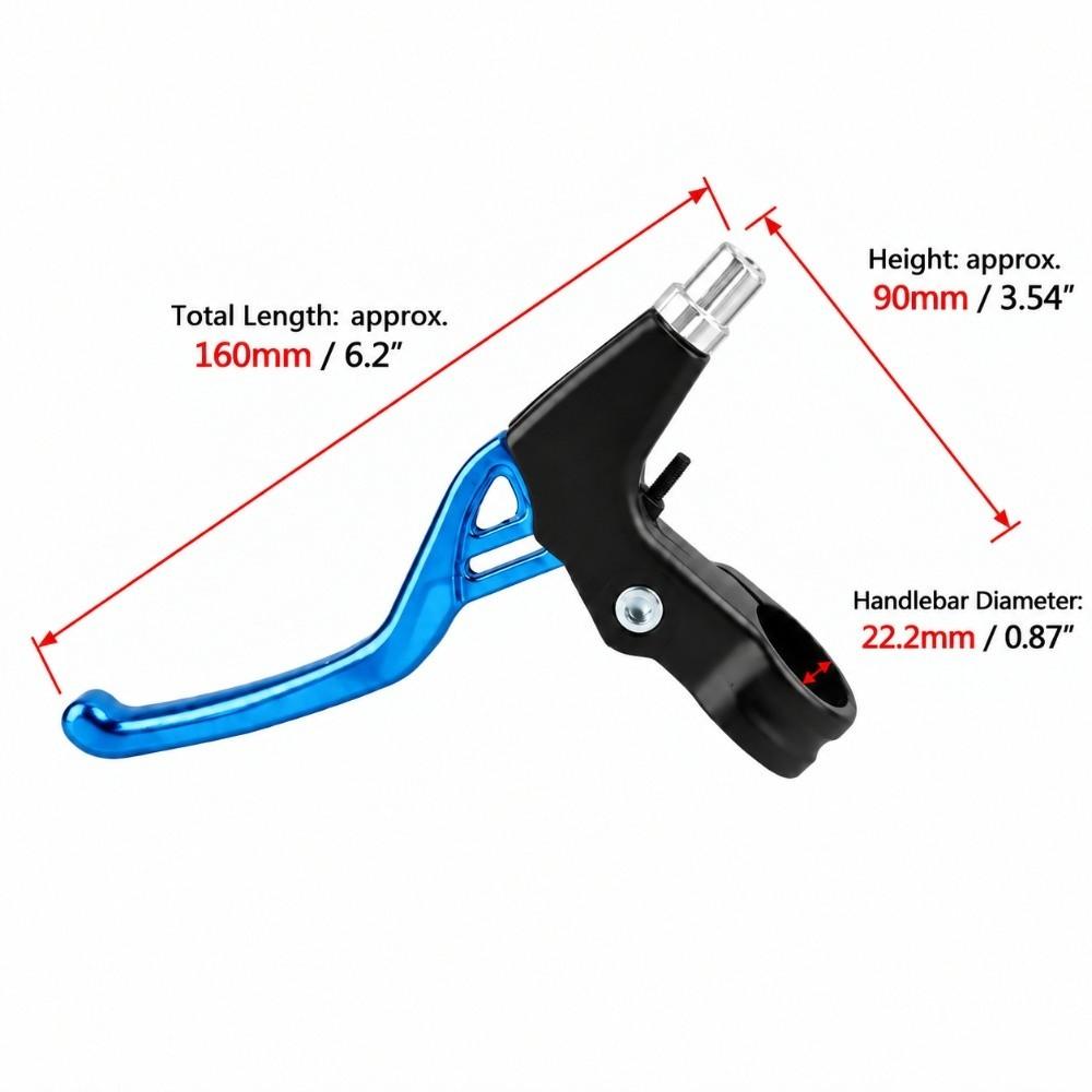 1 Pair 2.2cm Diameter Mountain Bike Brake Bike Brake Handle for Mountain Bike,Road Bike,BMX Bike