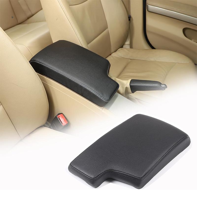 For BMW 3 Series 2005-2012 E90 E91 E92 E93 ABS & Leather Center Seat Armrest Storage Box Panel Protect Trim Accessories