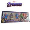 Marvel Avengers Heroes 5pcs Hulk Captain America Thanos Action Figures For Kids Gifts