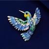 The Blue-winged Bird Brooch Is Exquisite and Fashionable. The Magpie Brooch Is A Niche Design Pin