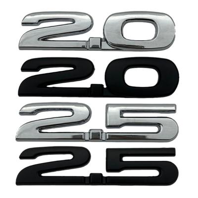 Автомобильный значок эмблема наклейка 3D ABS 2.0 2.5 Фигурная наклейка Эмблема на крыло Задняя наклейка на багажник Автоаксессуары