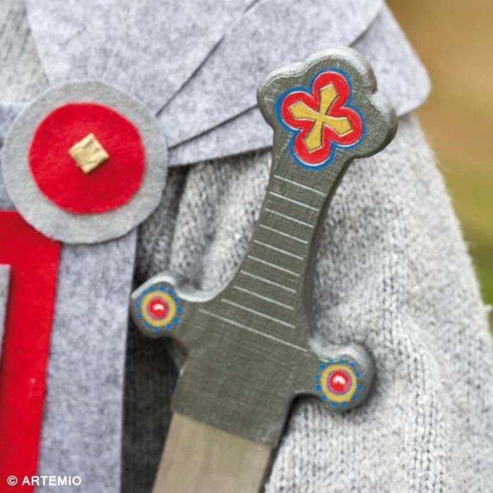 Artemio - Épée de chevalier à décorer pour enfant - Baton - Epee - Baguette