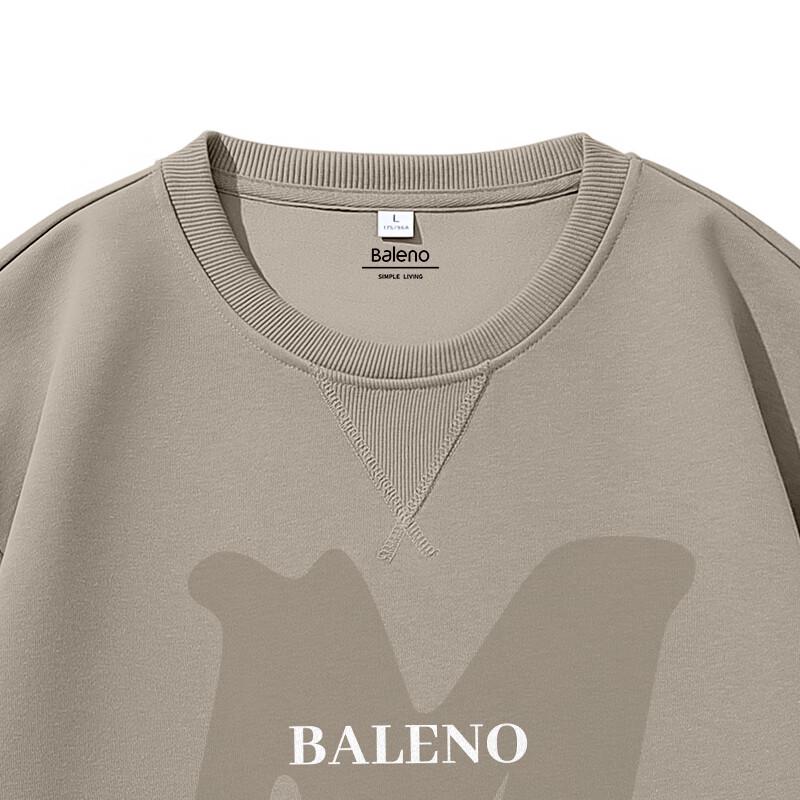 Baleno Men's Heavyweight American Style Crew Neck Sweatshirt