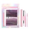 126 Clusters C Song Mixed Package Single Cluster False Eyelashes 10-14Mmdiy Segmented Multi-Hair Eyelashes